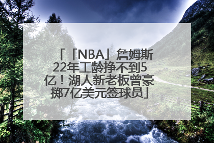 「NBA」詹姆斯22年工龄挣不到5亿！湖人新老板曾豪掷7亿美元签球员