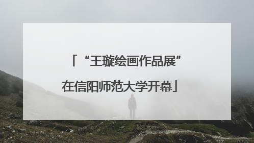 “王璇绘画作品展”在信阳师范大学开幕