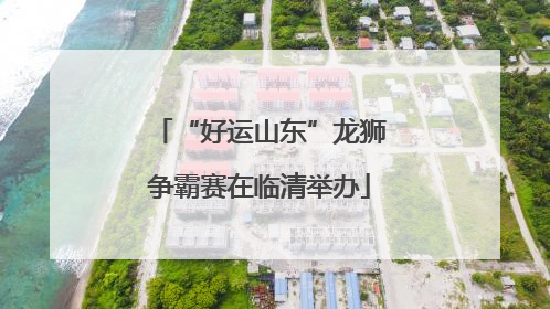 “好运山东”龙狮争霸赛在临清举办