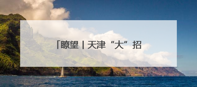 瞭望丨天津“大”招打造“双循环支点”