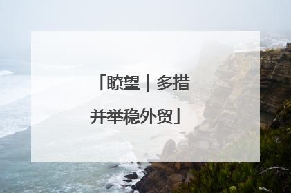 瞭望｜多措并举稳外贸