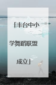 丰台中小学舞蹈联盟成立