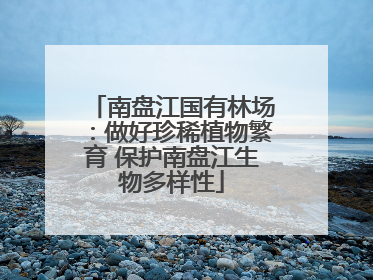 南盘江国有林场：做好珍稀植物繁育 保护南盘江生物多样性