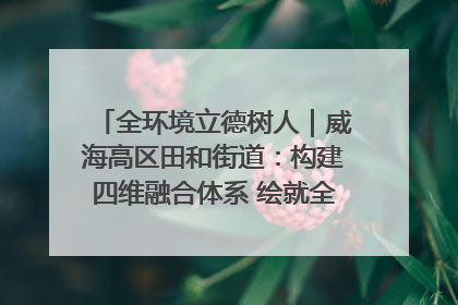 全环境立德树人｜威海高区田和街道：构建四维融合体系 绘就全环境立德树人新画卷
