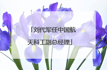 刘代军任中国航天科工副总经理