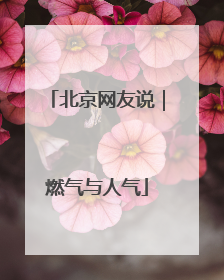 北京网友说｜燃气与人气