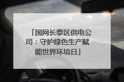 国网长泰区供电公司：守护绿色生产赋能世界环境日