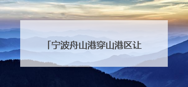 宁波舟山港穿山港区让AI算力既懂业务又能决策 20年的数据“喂”出更聪明的港口