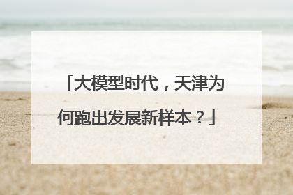 大模型时代，天津为何跑出发展新样本？