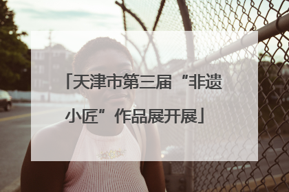 天津市第三届“非遗小匠”作品展开展