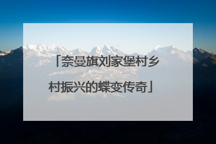 奈曼旗刘家堡村乡村振兴的蝶变传奇
