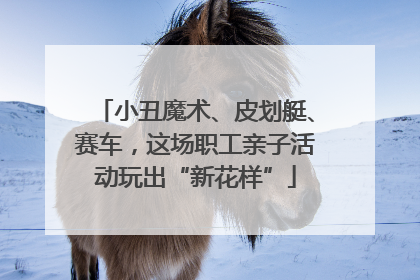 小丑魔术、皮划艇、赛车，这场职工亲子活动玩出“新花样”