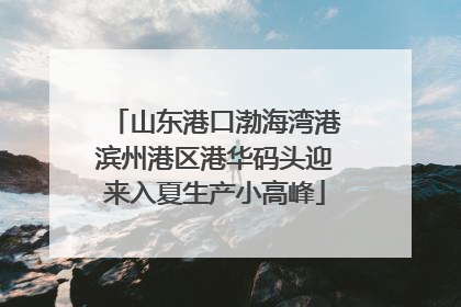 山东港口渤海湾港滨州港区港华码头迎来入夏生产小高峰