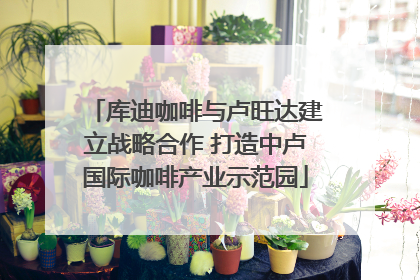 库迪咖啡与卢旺达建立战略合作 打造中卢国际咖啡产业示范园
