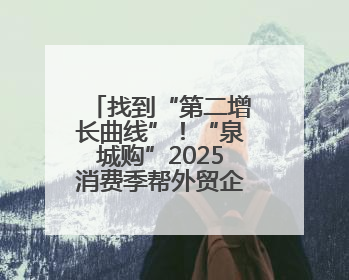 找到“第二增长曲线”！“泉城购”2025消费季帮外贸企业打开新通道