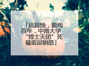抗腐蚀，能用百年，中南大学“博士天团”死磕覆层钢筋