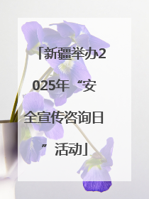 新疆举办2025年“安全宣传咨询日”活动