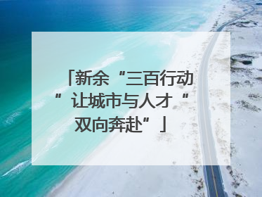 新余“三百行动”让城市与人才“双向奔赴”