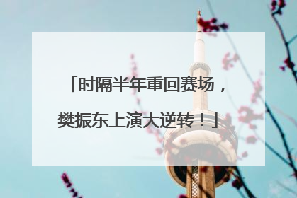 时隔半年重回赛场，樊振东上演大逆转！