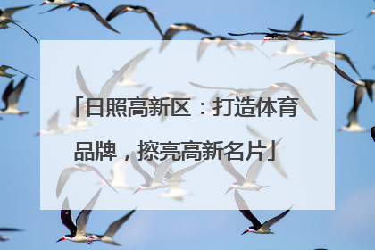 日照高新区：打造体育品牌，擦亮高新名片