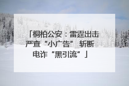 桐柏公安：雷霆出击严查“小广告” 斩断电诈“黑引流”