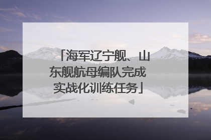 海军辽宁舰、山东舰航母编队完成实战化训练任务