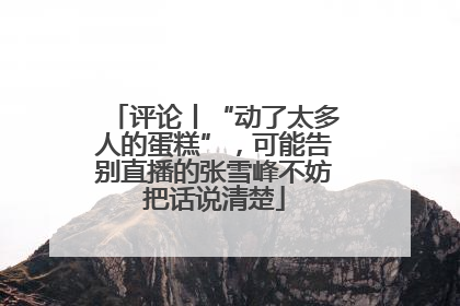 评论丨“动了太多人的蛋糕”，可能告别直播的张雪峰不妨把话说清楚