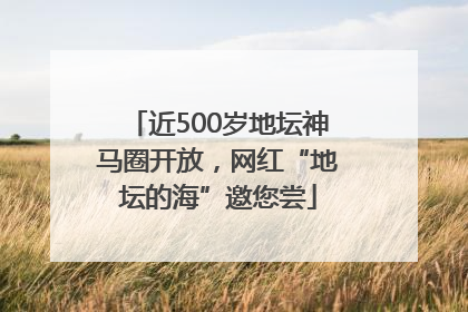 近500岁地坛神马圈开放，网红“地坛的海”邀您尝