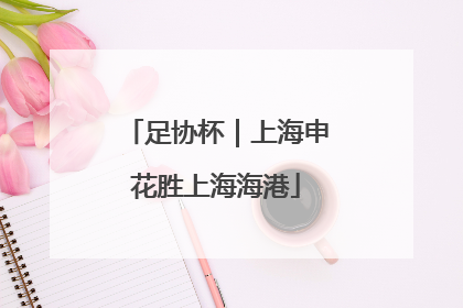 足协杯｜上海申花胜上海海港