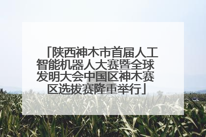 陕西神木市首届人工智能机器人大赛暨全球发明大会中国区神木赛区选拔赛隆重举行